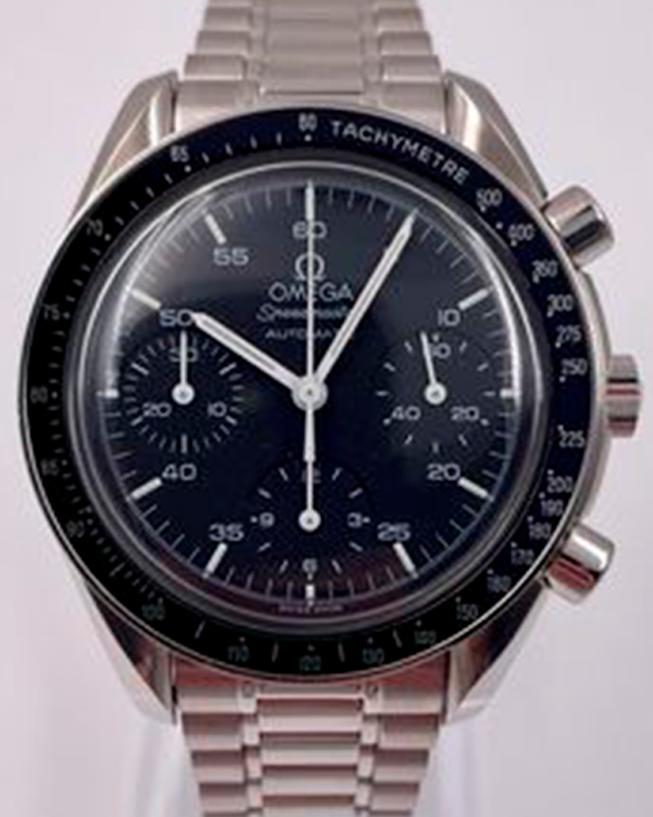 Omega Speedmaster Reduced 39MM Black Dial Steel Bracelet (3510.50.00)