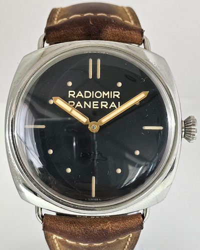 Panerai Radiomir 3 Days S.L.C 47MM Black Dial Leather Strap (PAM00425)