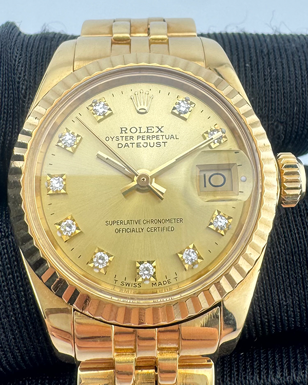 Rolex Lady-Datejust 26MM Champagne Dial Jubilee Bracelet (6917)