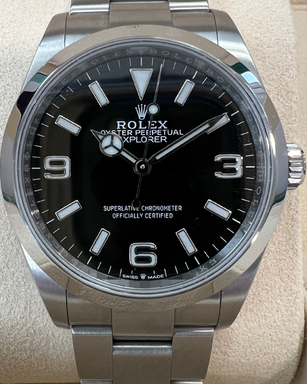 2023 Rolex Explorer 36MM Black Dial Oystersteel Bracelet (124270)