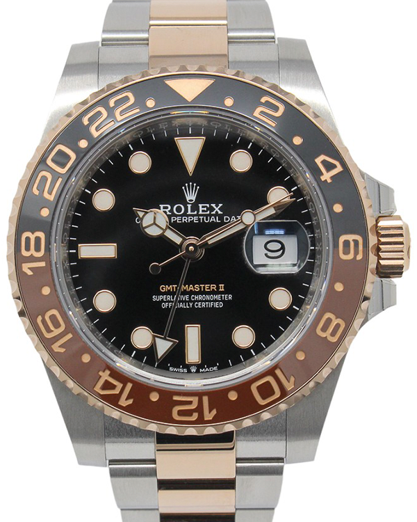 2019 Rolex GMT-Master II "Root Beer" 40MM Black Dial Two-Tone Oyster Bracelet (126711CHNR)