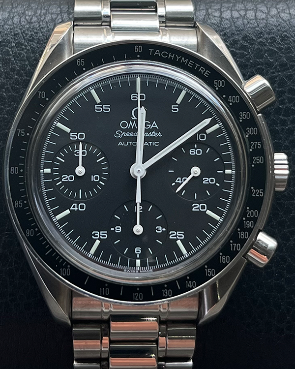 Omega Speedmaster Reduced 39MM Black Dial Steel Bracelet (3510.50.00)