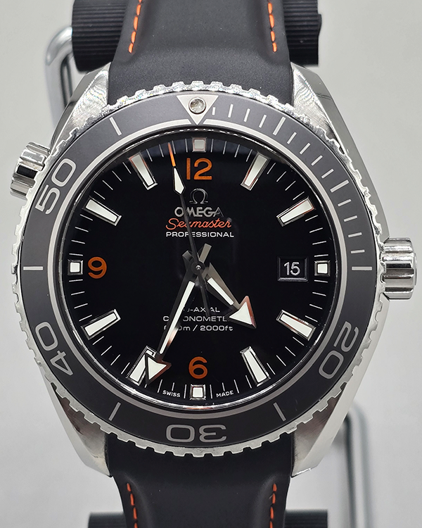 Omega Seamaster Planet Ocean 45.5MM Black Dial Rubber Strap  (232.32.46.21.01.005)