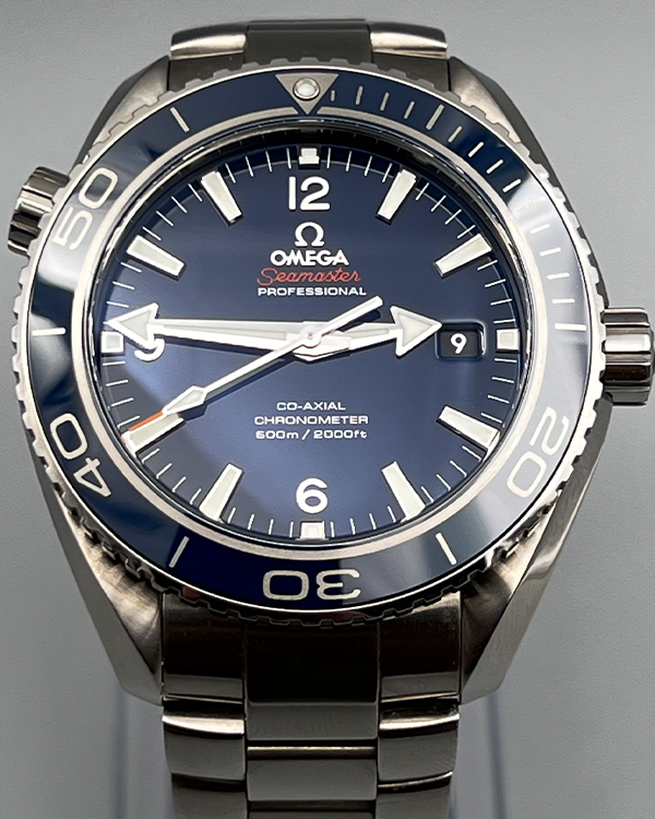 2022 Omega Seamaster Planet Ocean 600M Titanium Blue Dial (232.90.46.21.03.001)