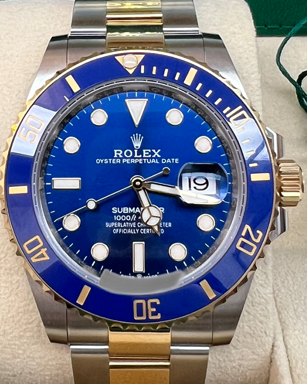 2023 Rolex Submariner Date 41MM Royal Blue Dial Two-Tone Oyster Bracelet (126613LB)