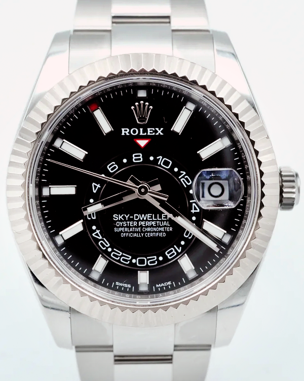 2019 Rolex Sky-Dweller 42MM Black Dial Oyster Bracelet (326934)