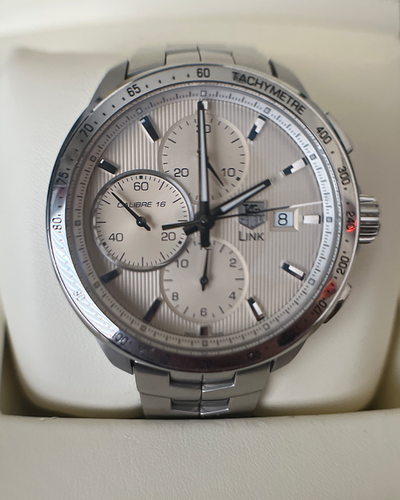 TAG Heuer Link 43MM Grey Dial Steel Bracelet (CAT2011.BA0952)