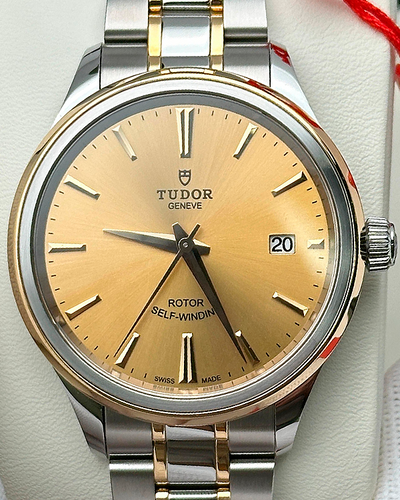 Tudor Style 38MM Champagne Dial Two-Tone Bracelet (12503)