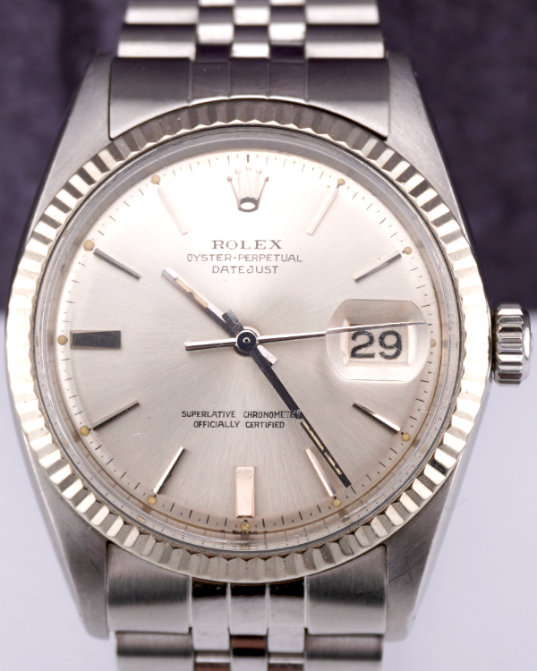 Rolex DateJust 36MM Silver Dial Steel Jubilee Bracelet (1601)