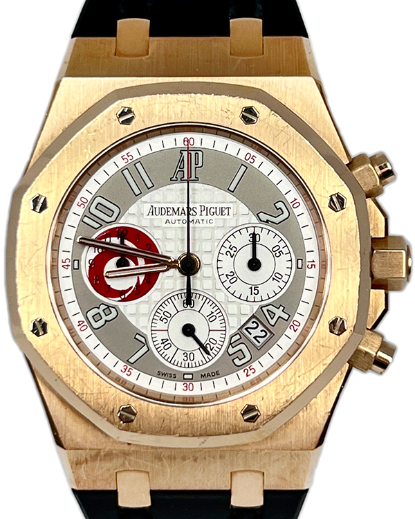 Audemars Piguet Royal Oak Chronograph 39MM Silver Dial Rubber Strap (25979OR.0.0002CA.01)