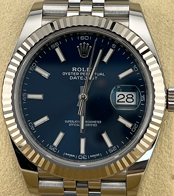 2018 Rolex Datejust 41MM Blue Dial Jubilee Bracelet (126334)