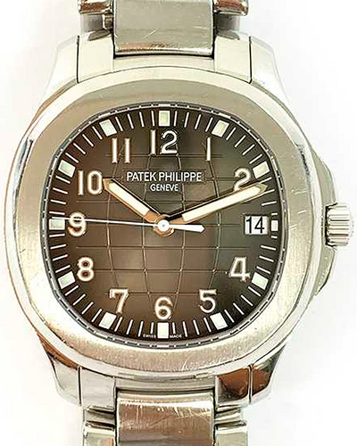 2011 Patek Philippe Aquanaut 40MM Black Dial Steel Bracelet (5167/1A-001)