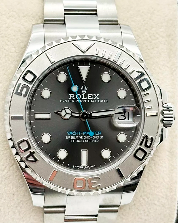 Rolex Yacht-Master 37MM Rhodium Dial Oyster Bracelet  (268622)