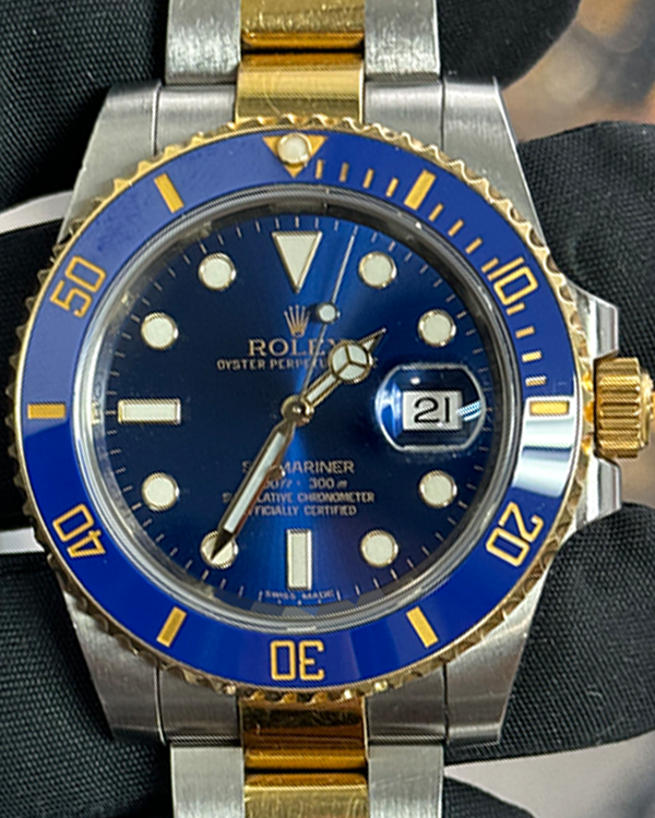 Rolex Submariner Date "Bluesy" 40MM Blue Dial Two-Tone Bracelet (116613LB)