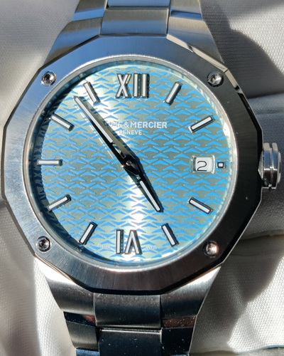 2023 Baume & Mercier Riviera 36MM Quartz Blue Dial Steel Bracelet (M0A10612)