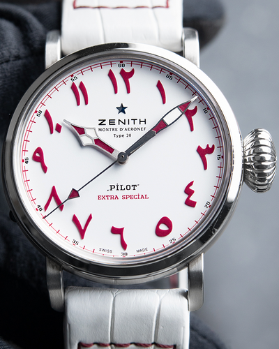 Zenith Pilot Type 20 Extra Special Qatar Limited Edition of 25 White Watch 45mm (03.2433.679/37.C789, 03.2433.679)