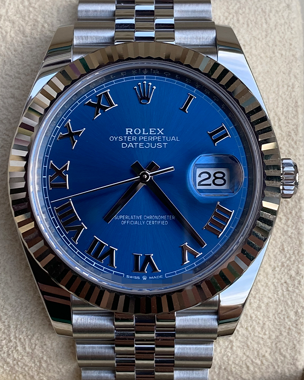 2024 Rolex Datejust 41MM Blue Dial Jubilee Bracelet (126334)