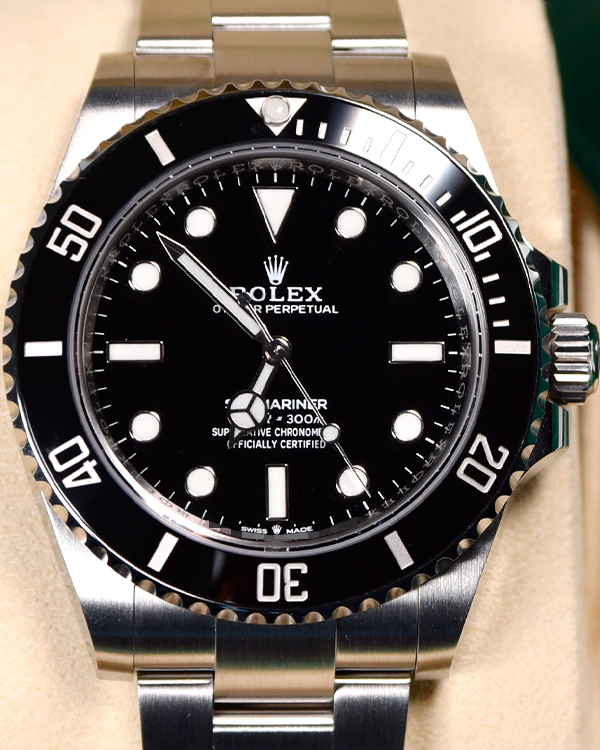 2022 Rolex Submariner No Date 41MM Black Dial Oyster Bracelet (124060)