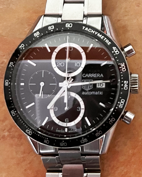 (MAI) TAG Heuer Carrera Calibre 16 41MM Steel Black Dial (CV201AJ.BA0727)