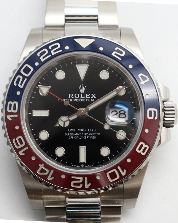 2023 Rolex GMT-Master II "Pepsi" 40MM Black Dial Oyster Bracelet (126710BLRO)