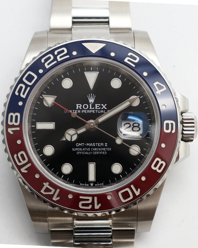 2023 Rolex GMT-Master II "Pepsi" 40MM Black Dial Oyster Bracelet (126710BLRO)