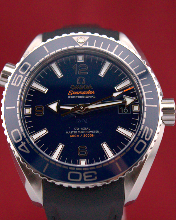 2024 Omega Seamaster Planet Ocean 43.5MM Blue Dial Rubber Strap (215.30.44.21.03.001)