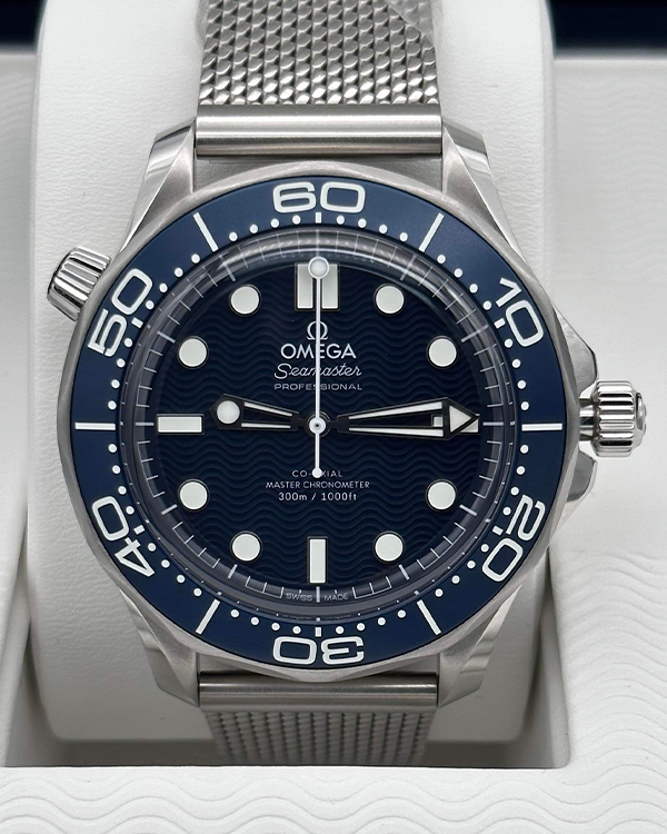 2023 Omega Seamaster Diver 300 M Blue Dial 60th Anniversary (210.30.42.20.03.002)