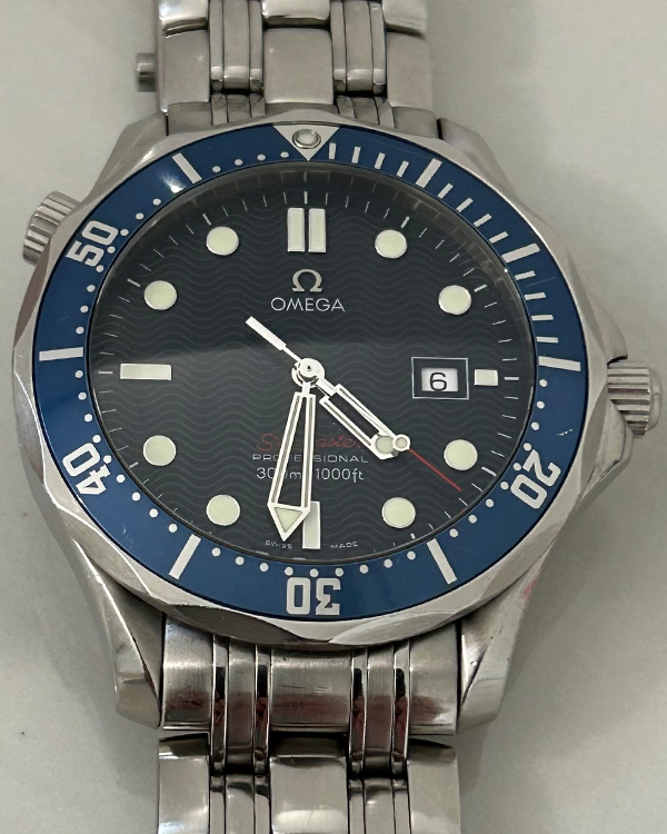 2008 Omega Seamaster Diver 300M 41MM Quartz Blue Dial Steel Bracelet (2221.80.00)