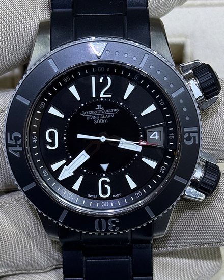 Jaeger-LeCoultre Master Compressor Diving Alarm "Navy Seals" L.E. 44MM Black Dial Titanium/Rubber Bracelet (Q183T470)