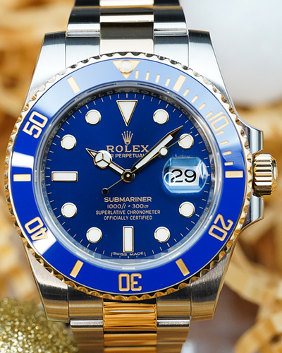 2020 Rolex Submariner Date "Bluesy" 40MM Blue Dial Two-Tone Oyster Bracelet (116613LB)