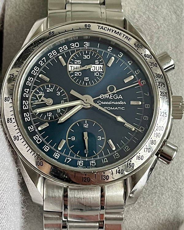 Omega Speedmaster Day-Date Steel Blue Dial (3523.80)