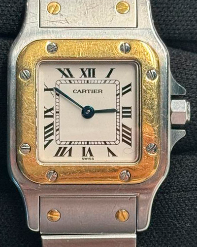 Cartier Santos Galbée 24MM Quartz Silver Dial Two-Tone Bracelet (1567)