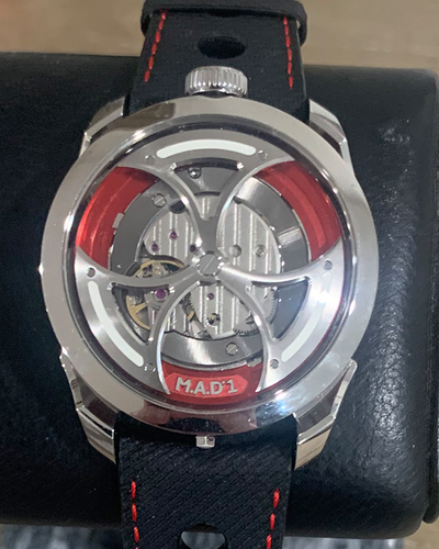MB&F M.A.D. 1 Edition Red Steel Skeleton Dial (M.A.D. 1)