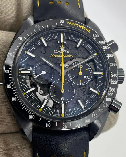 Omega Speedmaster Dark Side of the Moon "Apollo 8" 44.25MM Skeleton Dial Leather Strap (311.92.44.30.01.001)