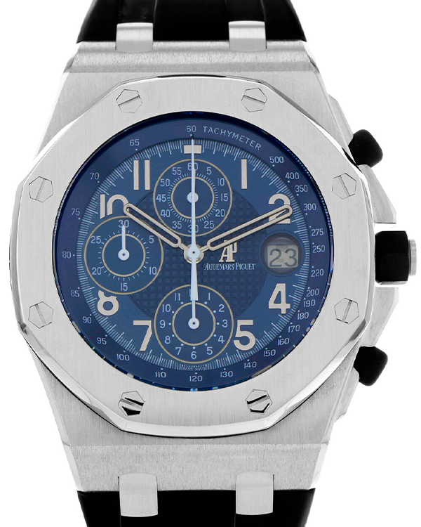 2005 Audemars Piguet Royal Oak Offshore "Pride of Russia" 42MM Blue Dial Rubber Strap (26061BC)