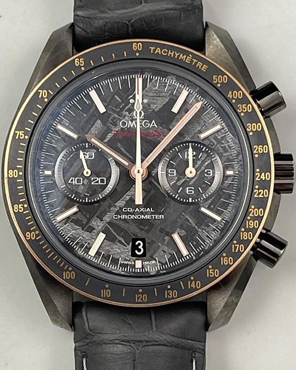 2017 Omega Speedmaster Meteorite 44.25MM Grey Dial Leather Strap (311.63.44.51.99.001)