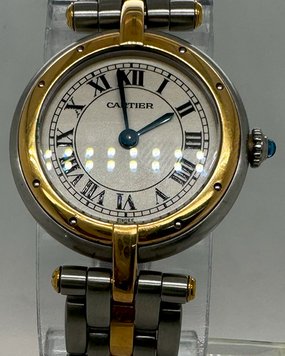 Cartier Panthère De Cartier 24MM Quartz White Dial Two-Tone Bracelet (1057920)