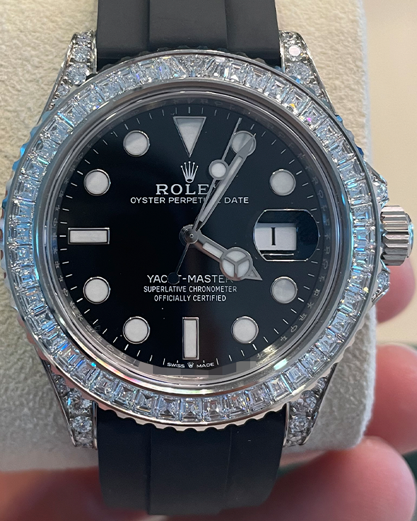 2024 Rolex Yacht-Master 42MM Black Dial Oysterflex Strap (226679TBR)