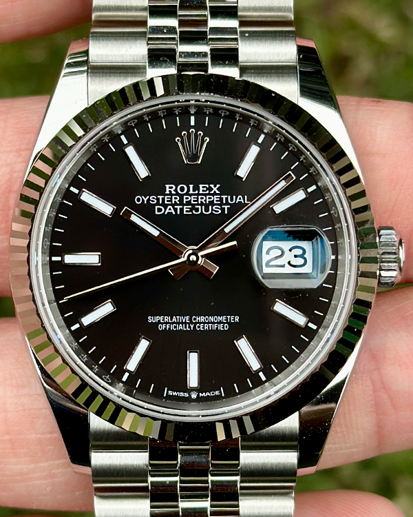 2023 Rolex Datejust 36MM Black Dial Jubilee Bracelet (126234)