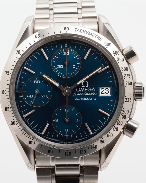 Omega Speedmaster Date 39MM Blue Dial Steel Bracelet (3511.80.00)