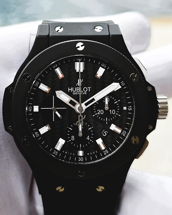 Hublot Big Bang "Black Magic" 44MM Black Dial Rubber Strap (301.CI.1770.RX)