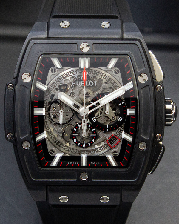 Hublot Spirit of Big Bang 45MM Skeleton Dial Rubber Strap (601.CI.0173.RX)