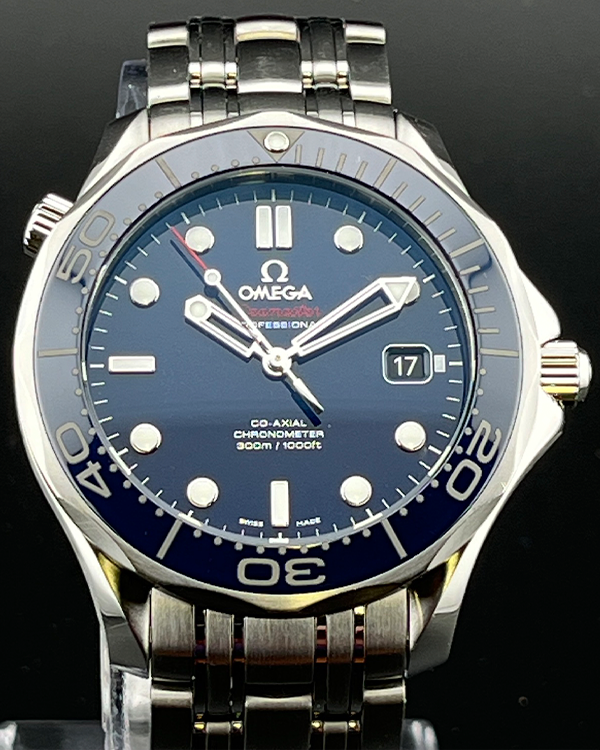 Omega Seamaster Professional Diver 300M 41MM Blue Dial Steel Bracelet (212.30.41.20.03.001)