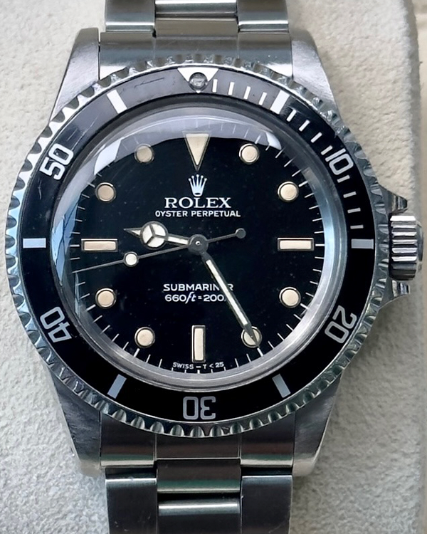 Rolex Submariner No Date 40MM Black Dial Steel Bracelet (5513)