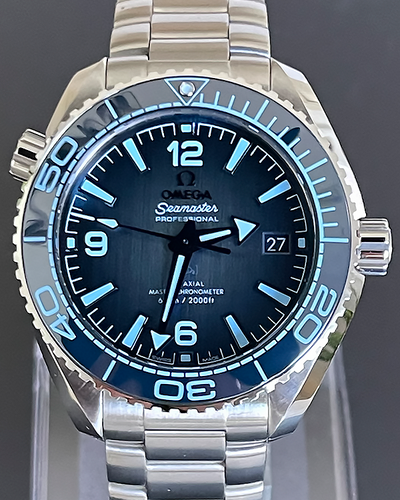 2023 Omega Seamaster Planet Ocean 600M "Summer Edition" 39.5MM Blue Dial Steel Bracelet (215.30.40.20.03.002)