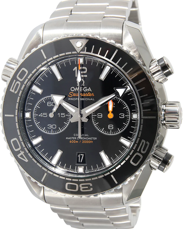 Omega Seamaster Planet Ocean Chronograph 45MM Black Dial Steel Bracelet (215.30.46.51.01.001)