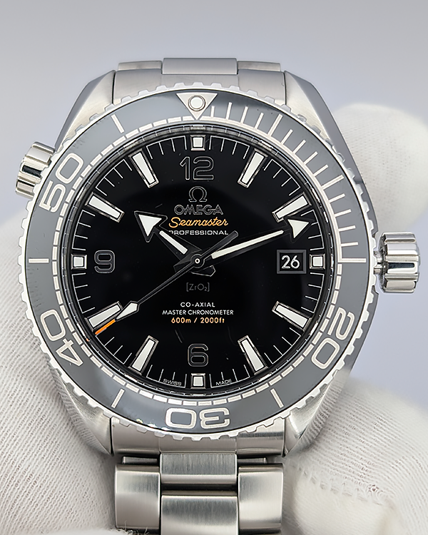 2024 Omega Seamaster Planet Ocean 43.5MM Black Dial Steel Bracelet (215.30.44.21.01.001)