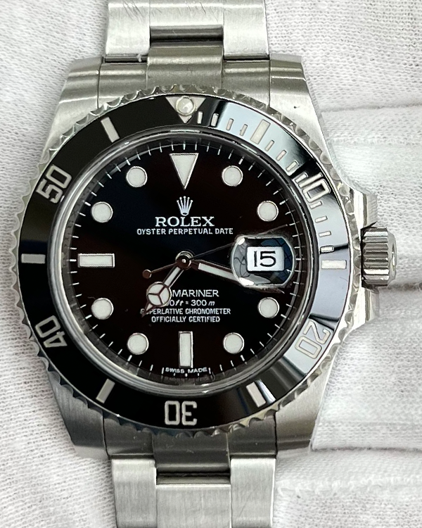 2013 Rolex Submariner Date 40MM Steel Black Dial (116610LN)