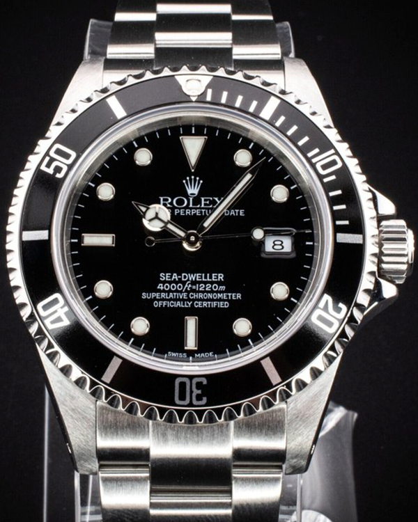 2000 Rolex Sea-Dweller 4000 40MM Black Dial Oyster Bracelet (16600)