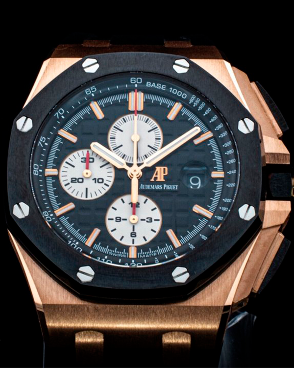 2016 Audemars Piguet Royal Oak Offshore 44MM Black Dial Rubber Strap (26401RO.OO.A002.CA.01)